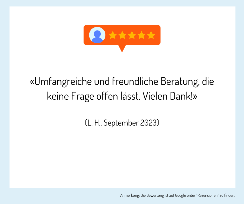 Teilnehmende der Bildungsberatung geben ein Feedback zur Beratung.