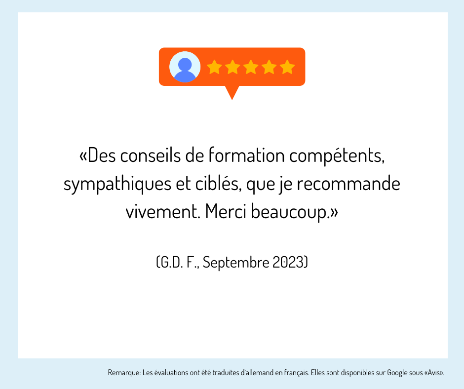 Les participants à l'orientation scolaire et professionnelle donnent leur avis sur le service d'orientation.Les participants à l'orientation scolaire et professionnelle donnent leur avis sur le service d'orientation.