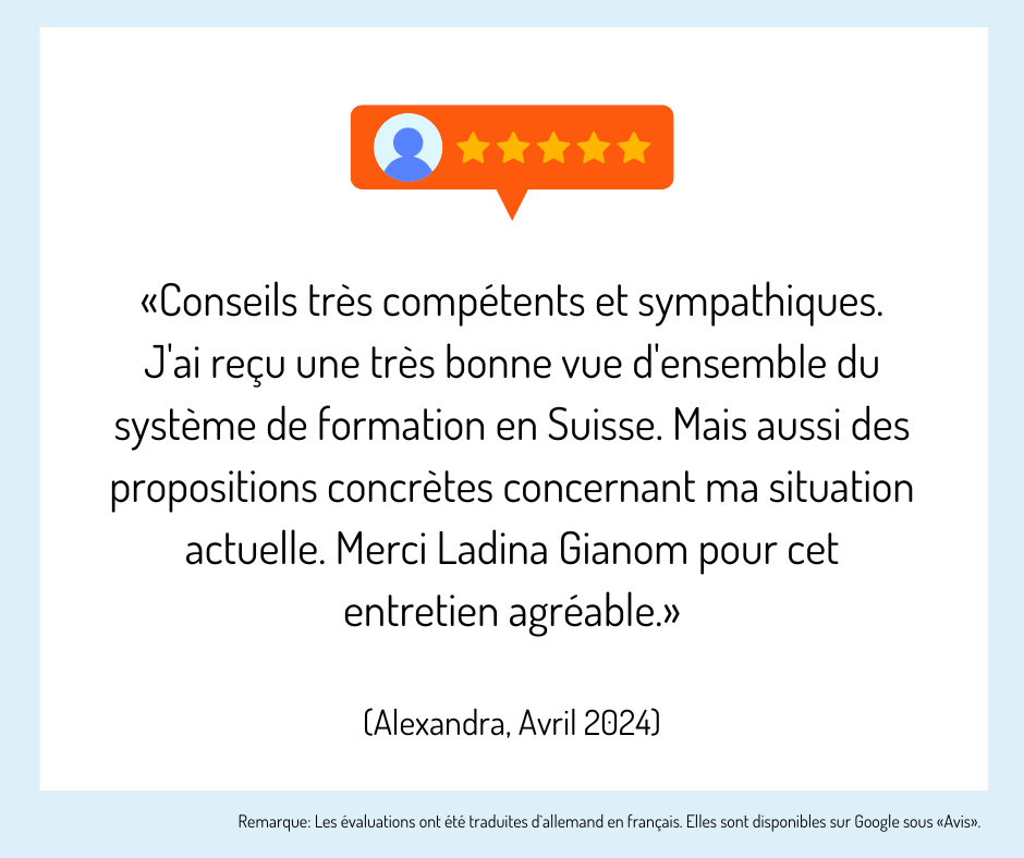 Les participants à l'orientation scolaire et professionnelle donnent leur avis sur le service d'orientation.Les participants à l'orientation scolaire et professionnelle donnent leur avis sur le service d'orientation.