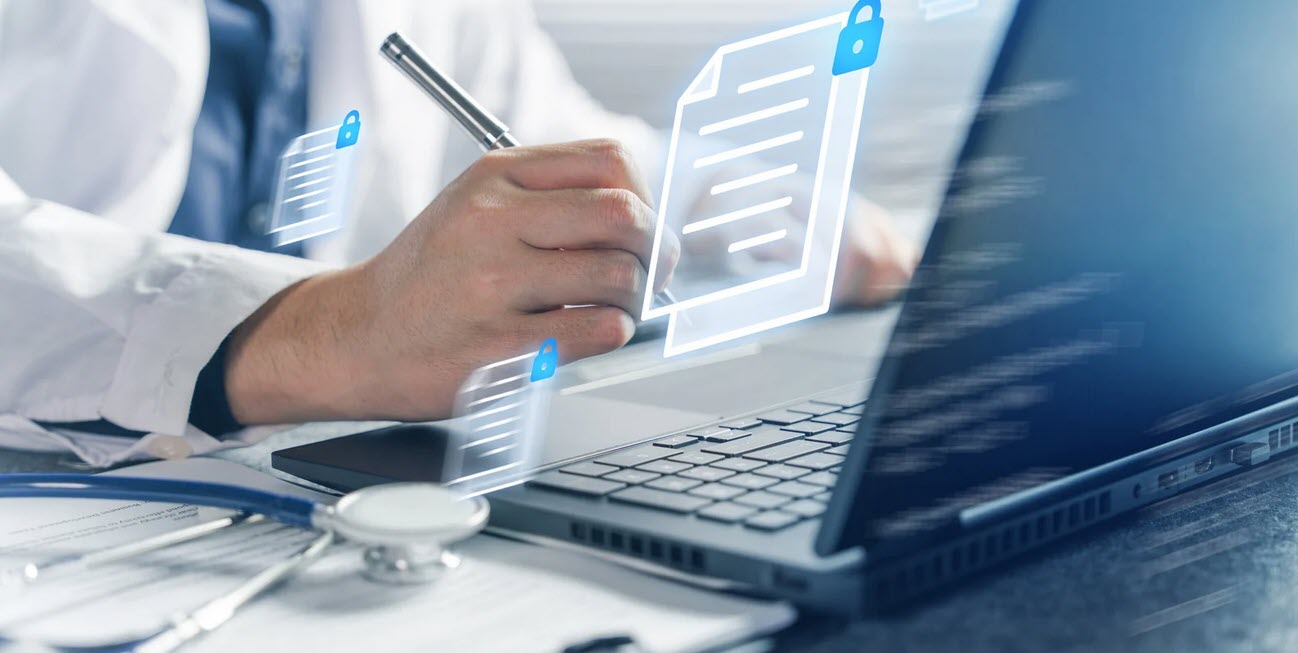 Praktische Arbeit am PC zur Sicherung der Qualität in der Medizin-Branche