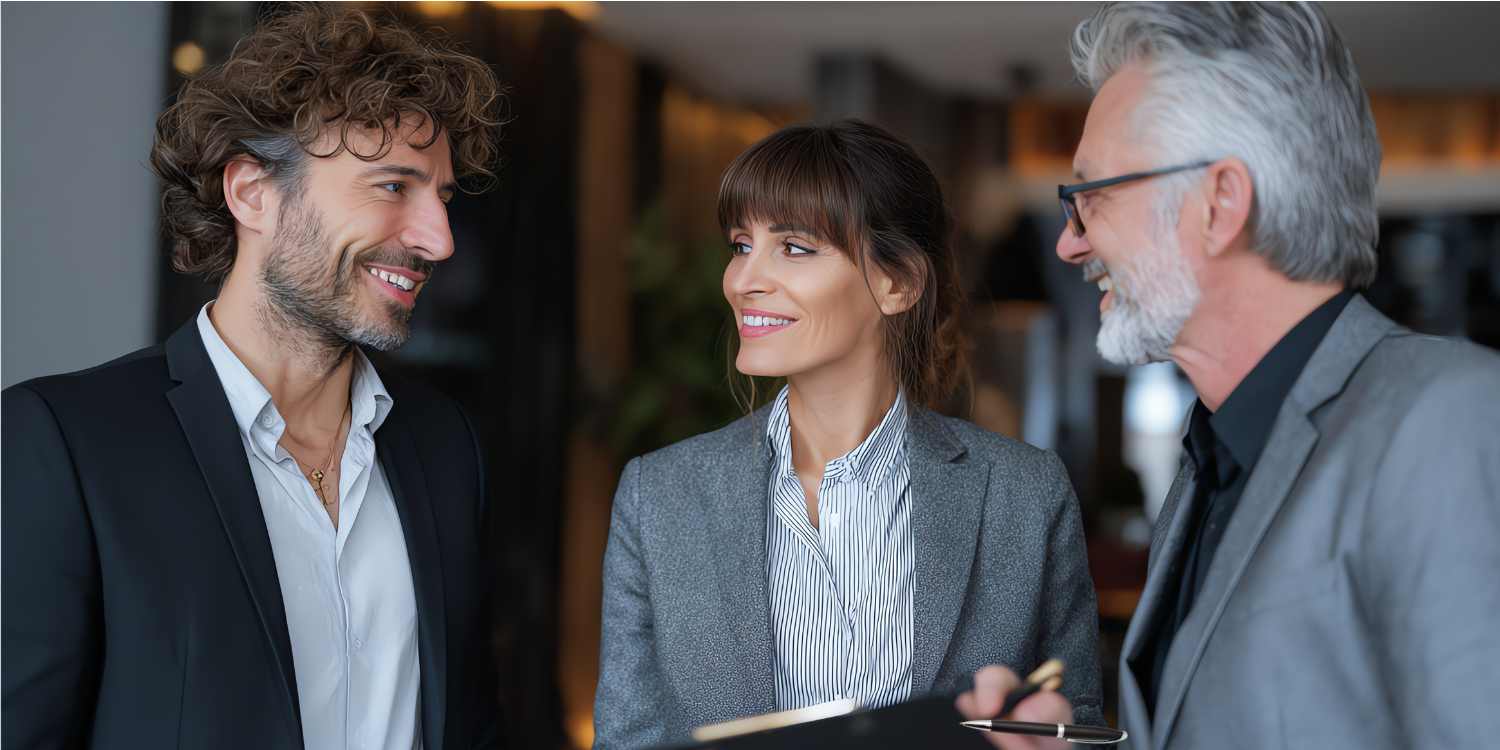 Geschäftsführung im Gespräch