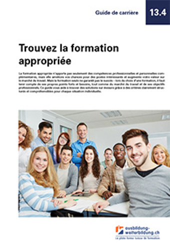 Trouvez la formation appropriée                   
