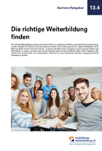 Die richtige Weiterbildung finden                 