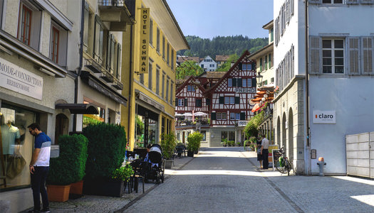 Schulen Horgen: Verpflegungsmöglichkeiten im Dorfkern