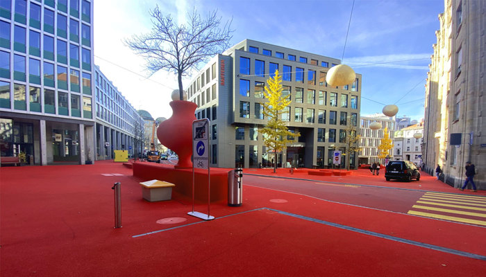 Schulen St.Gallen: Sich nach dem Unterricht in der Stadtlounge 