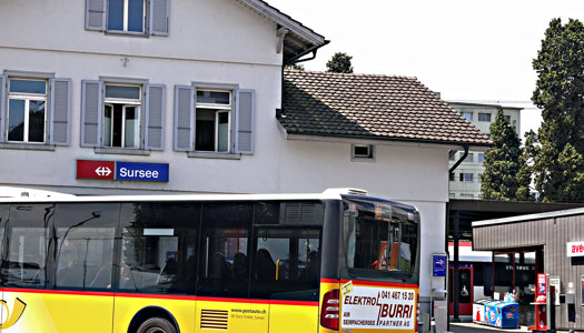 Schulen Sursee: einfache Erreichbarkeit mit mit dem öffentlichen Verkehr