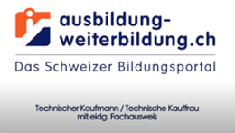 Vorschaubild des Videos «Vom Handwerk ins Büro - mit Hilfe Technischer Kaufmann Ausbildung»