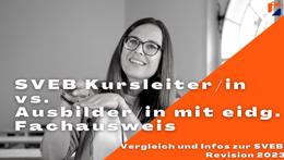 Vorschaubild des Videos «SVEB Kursleiter oder Ausbilder/in mit eidg. Fachausweis? Gewappnet für professionelles Unterrichten»