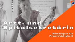 Vorschaubild des Videos «Spitalsekretärin - Einstieg ins Spitalsekretariat»
