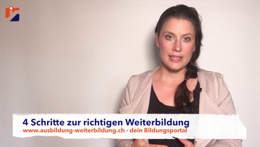 Vorschaubild des Videos «4 Schritte zur richtigen Weiterbildung»