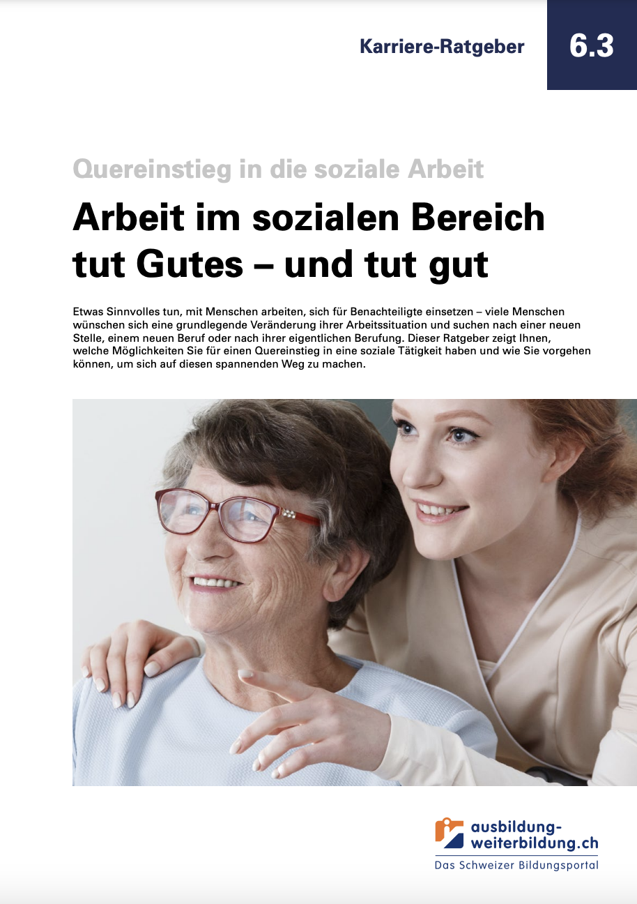 Ratgeber Quereinstieg Sozialarbeit