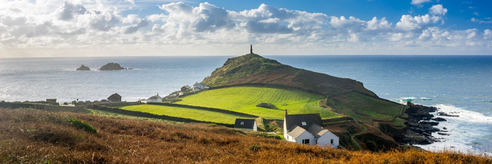 Küste am Kap von Cornwall