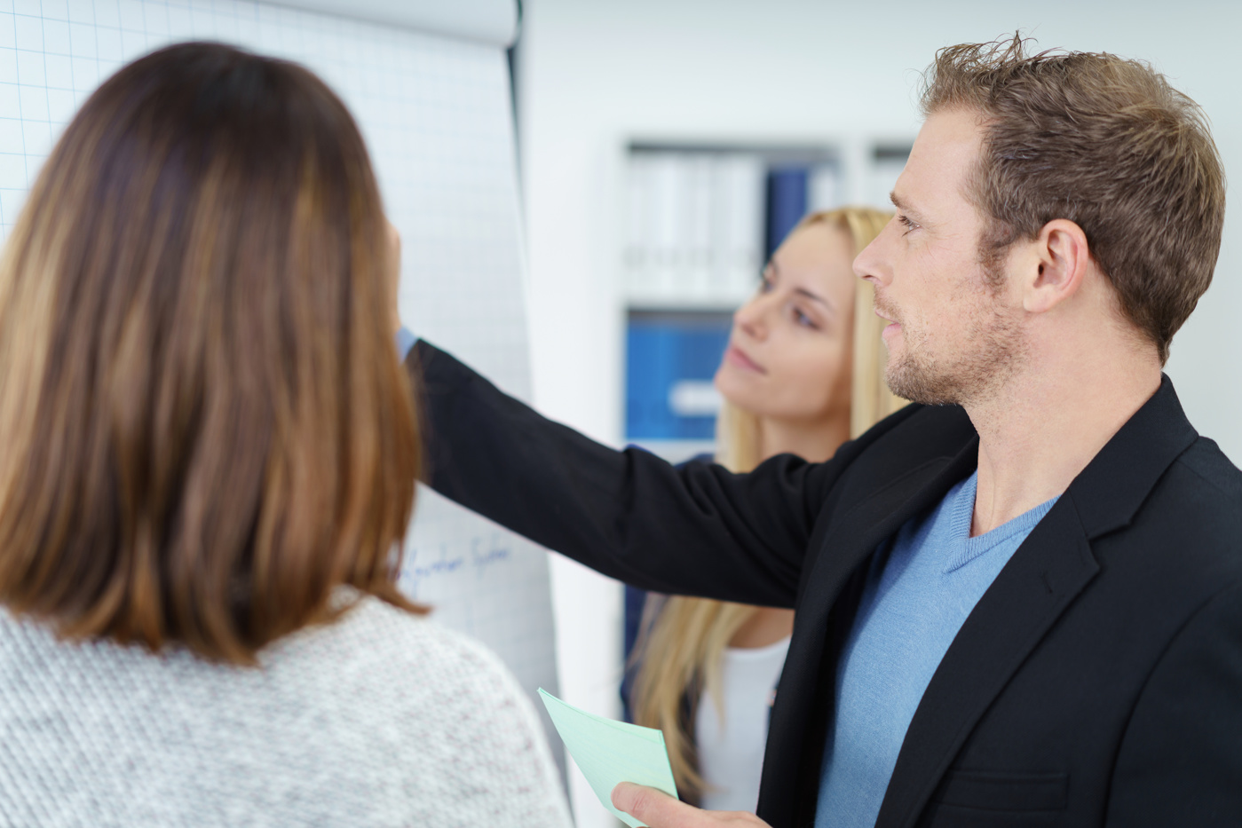 Ein Marketingleiter an einem Workshop